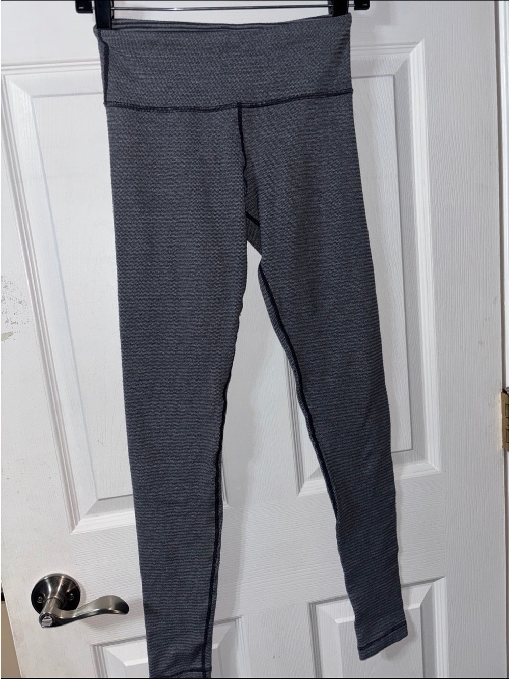 lululemon athletica Dark Heather Gray Ribbed Leggings